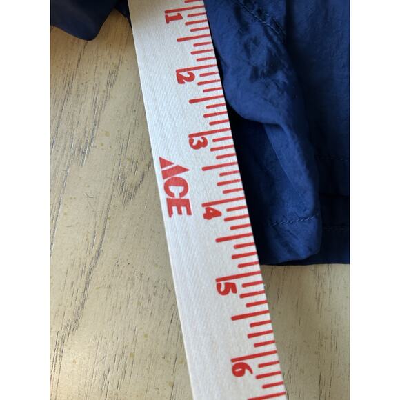 Columbia Men’s Large Shorts Mesh Lined Swim Trunks Navy Blue Fish Hike Gorpcore - Picture 4 of 7